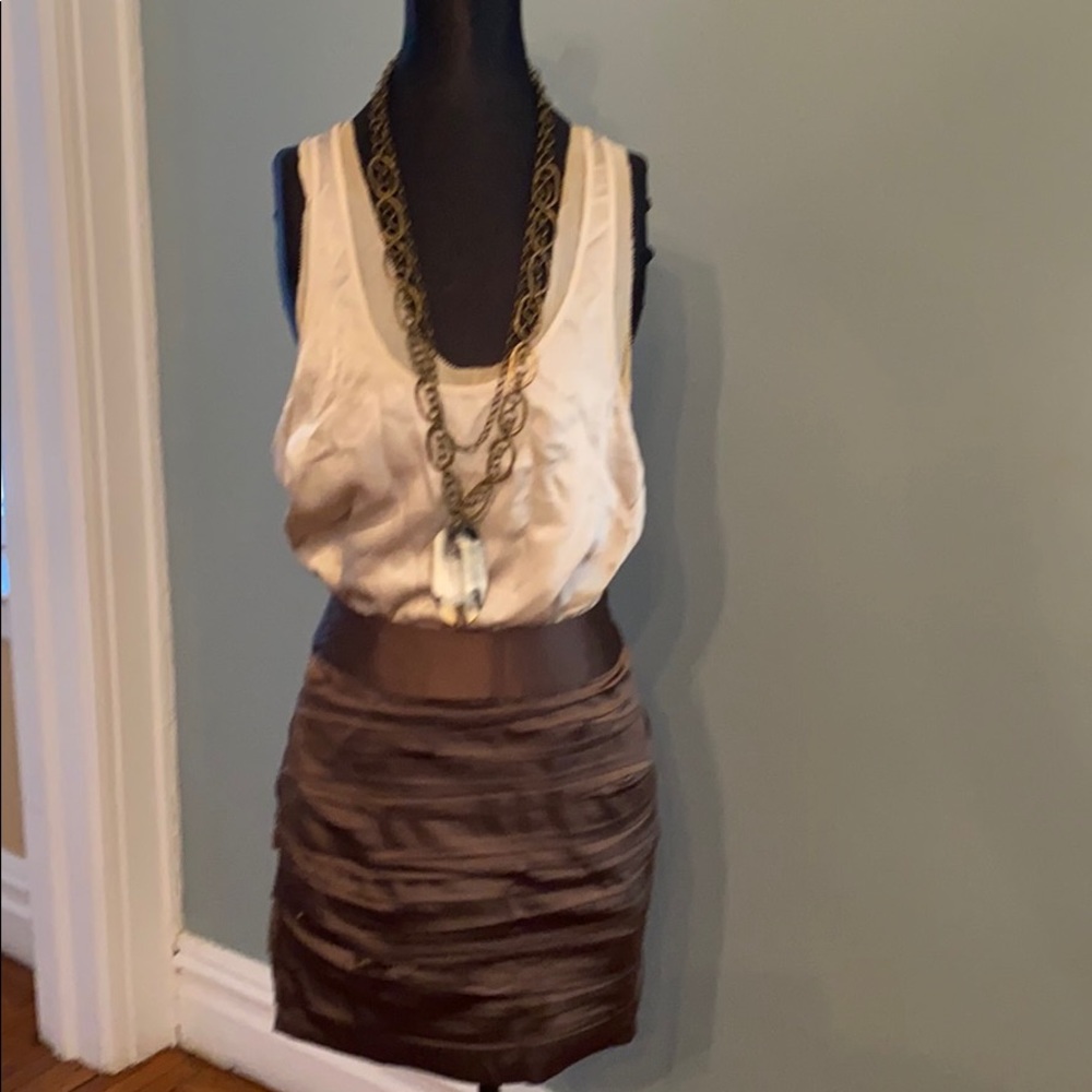 Express ruched mini skirt
